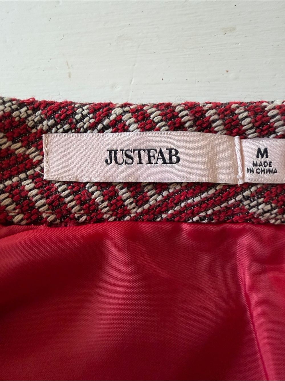 Textile Patterned Mini Skirt - Picture 2 of 4